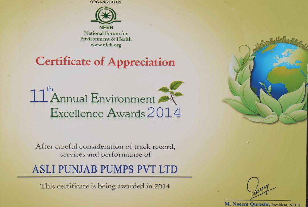 Annual Environment Excellence Awards 2014